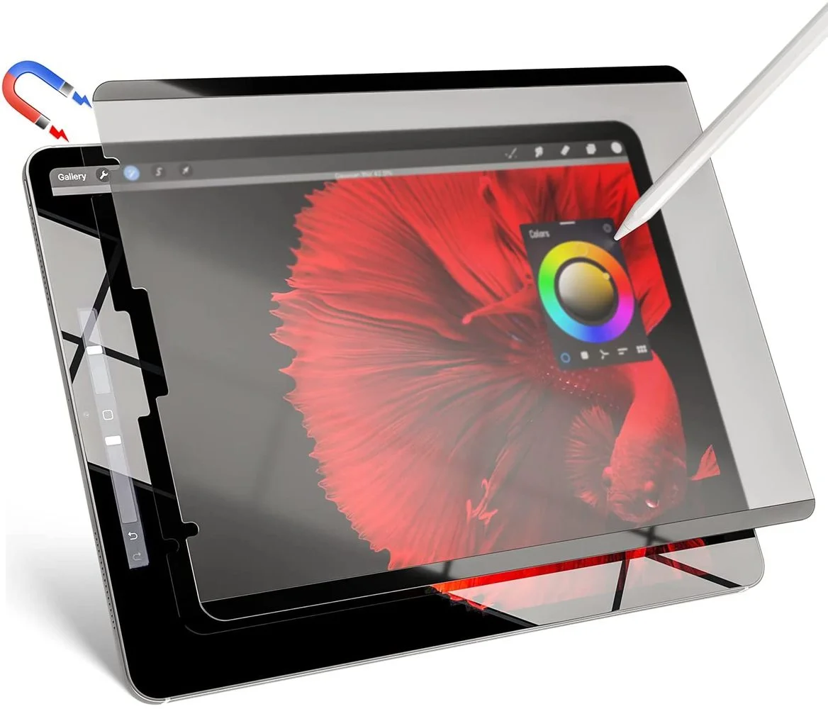 

Paper Feel Screen Protector Film for IPad Pro 11 2021 2020 2018 IPad Air 4 10.9 11 Inch Removable Magnetic Attraction for IPad