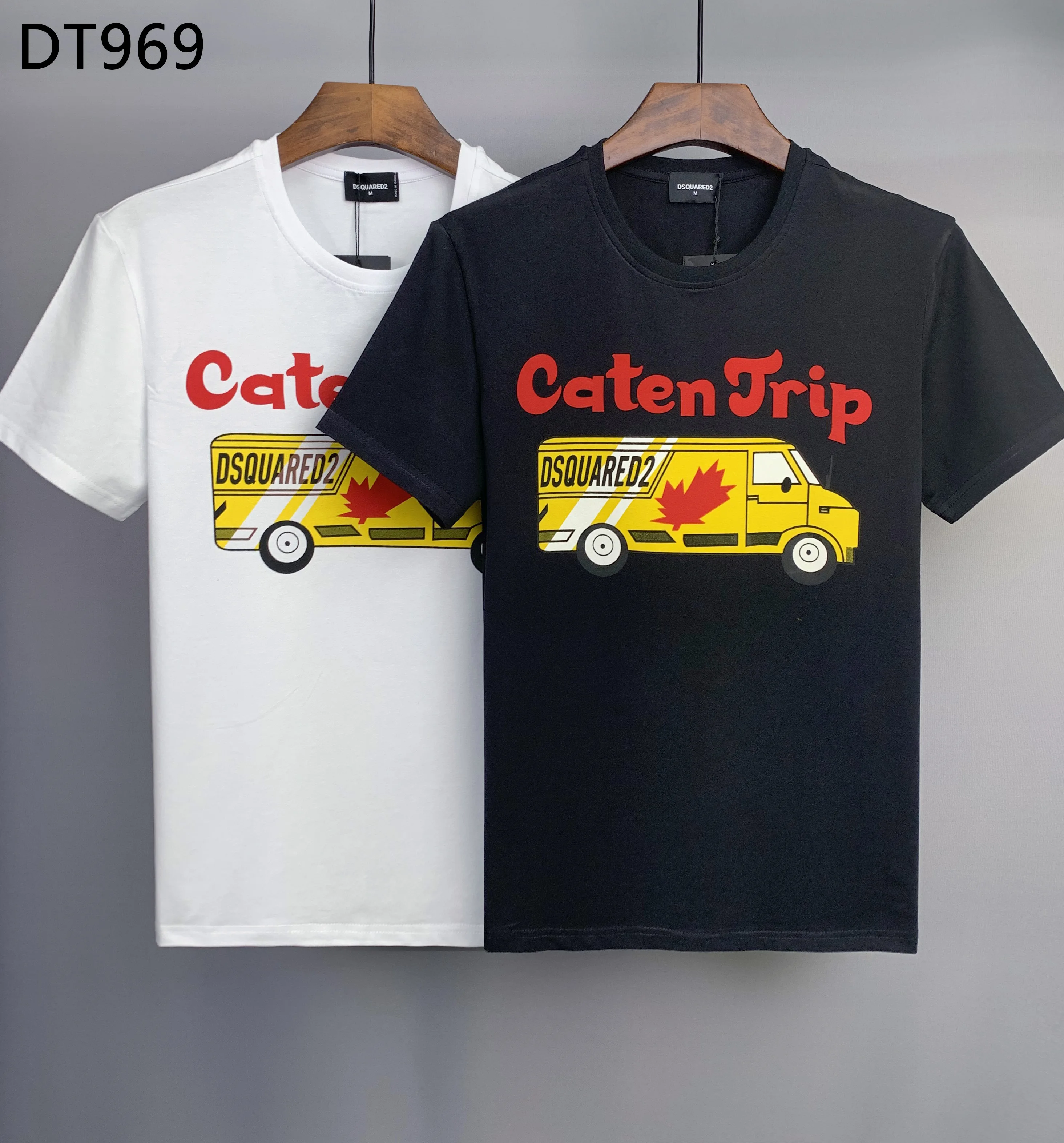 

Dsquared2 Caten Jrip Men Women Lovers Couple Fashion Casual Cotton Dsq2 Short Sleeve D2 Round Neck T Shirt Boyfriend Gift DT969