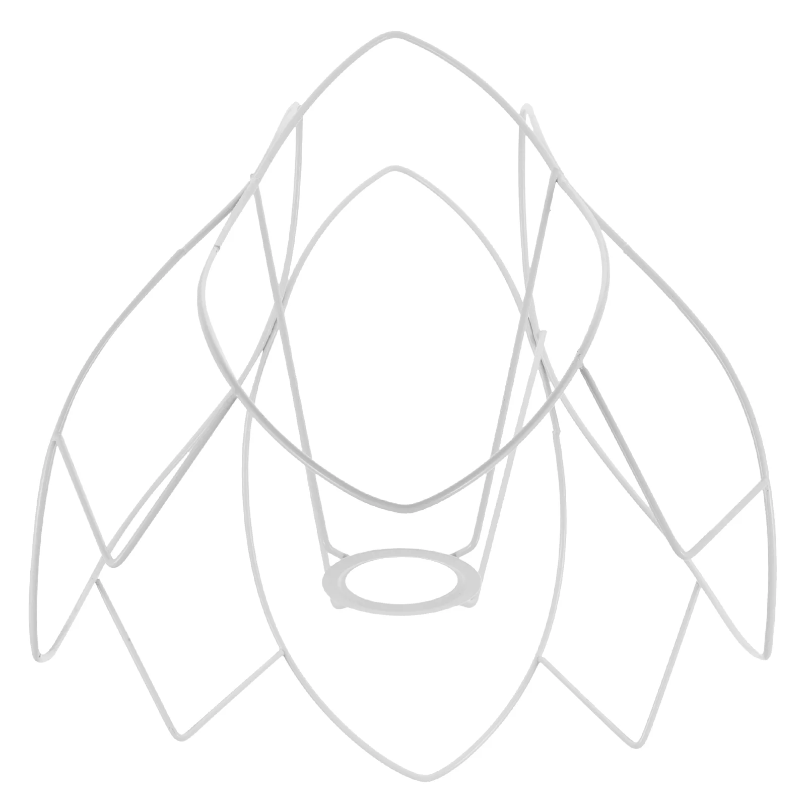 

Shaped Light Stand Lamp Shade Guard Ring Frame Accessories Lampshade Brackets DIY Iron Wire For