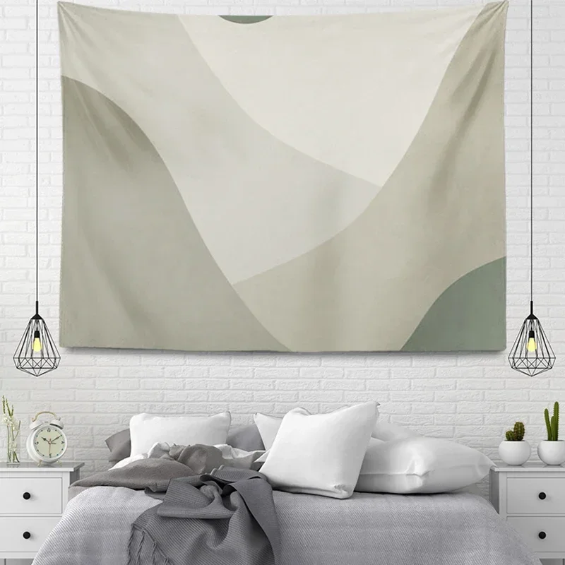 Настенный гобелен с растениями эстетическое украшение для домашней комнаты