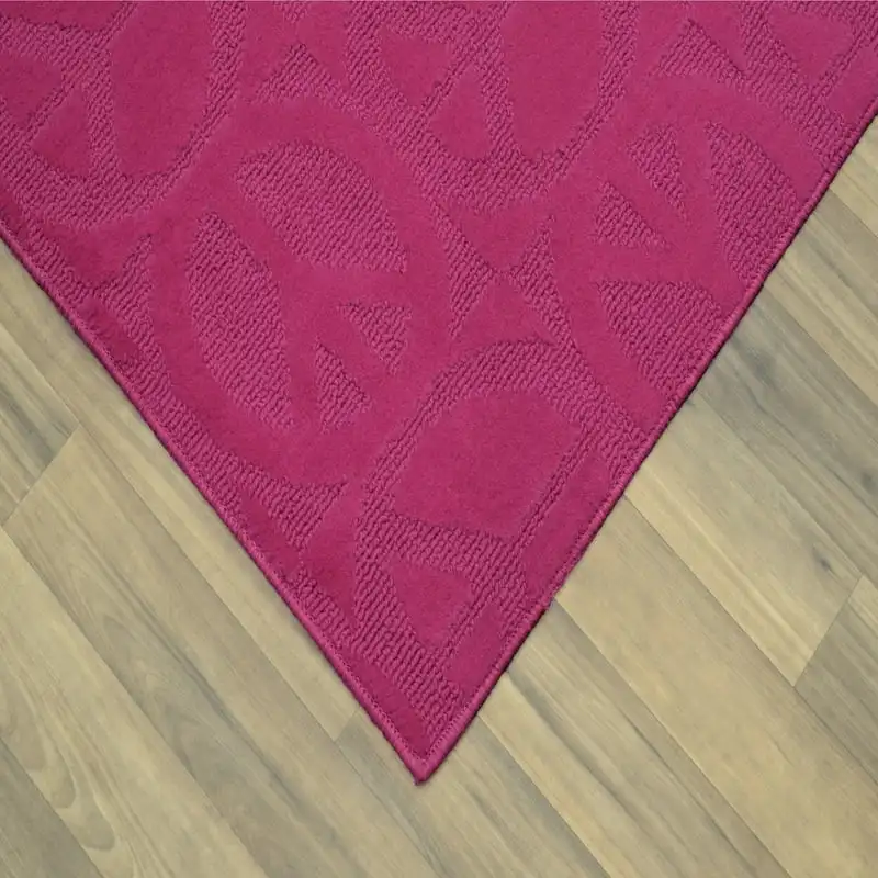 

Bright Pink 4' x 6' Novelty Indoor Area Rug