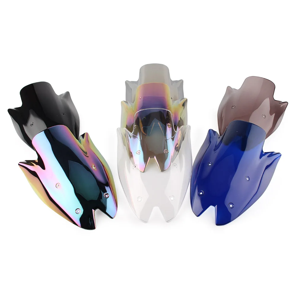 Z1000 2010-2013 лобовое стекло мотоцикла с двойным пузырьком для KAWASAKI Z 1000 2010 2011 2012 2013