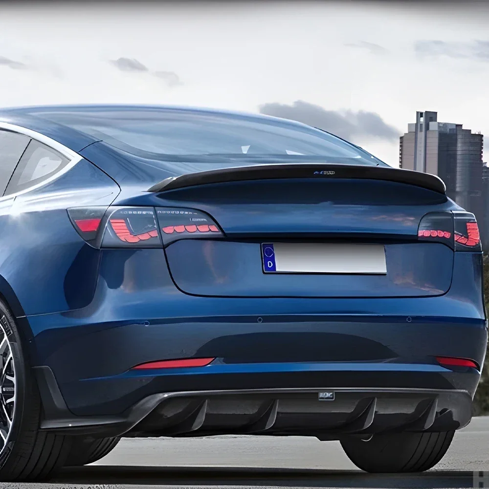 Модернизированные автомобильные задние фонари в сборе для Tesla Model 3 Model Y 2019-2023, светодиодные автоматические задние фонари, весы дракона, аксессуары для инструментов (art.: 3920cec772c6a) - 3920cec772c6a