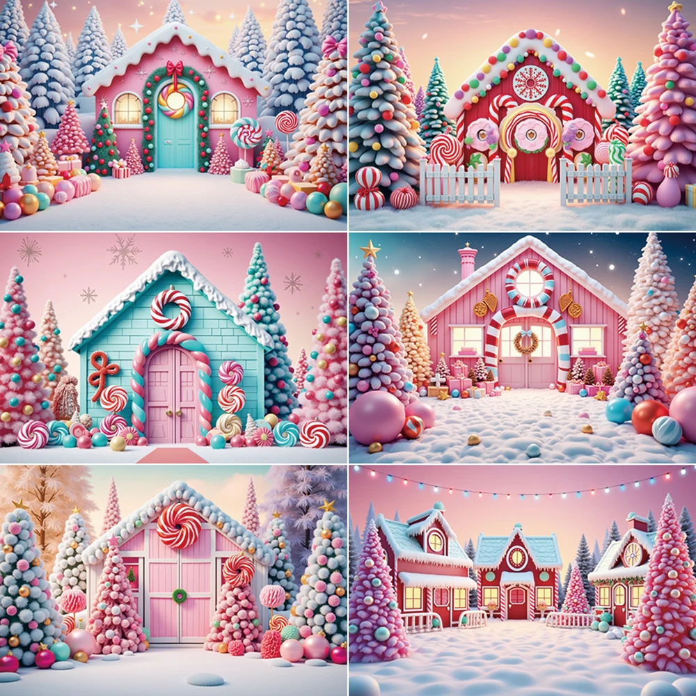 MOON.QG Christmas Scenery Background Photography Xmas Tree Window New Year Photozone Backdrop Baby Studio Photobooth Accessories