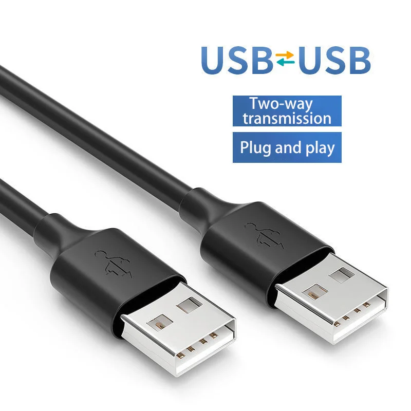 

USB To USB Type A Male To Male Extender USB Extension Cable For Radiator Hard Disk Webcom Camera USB Date Extension Cable