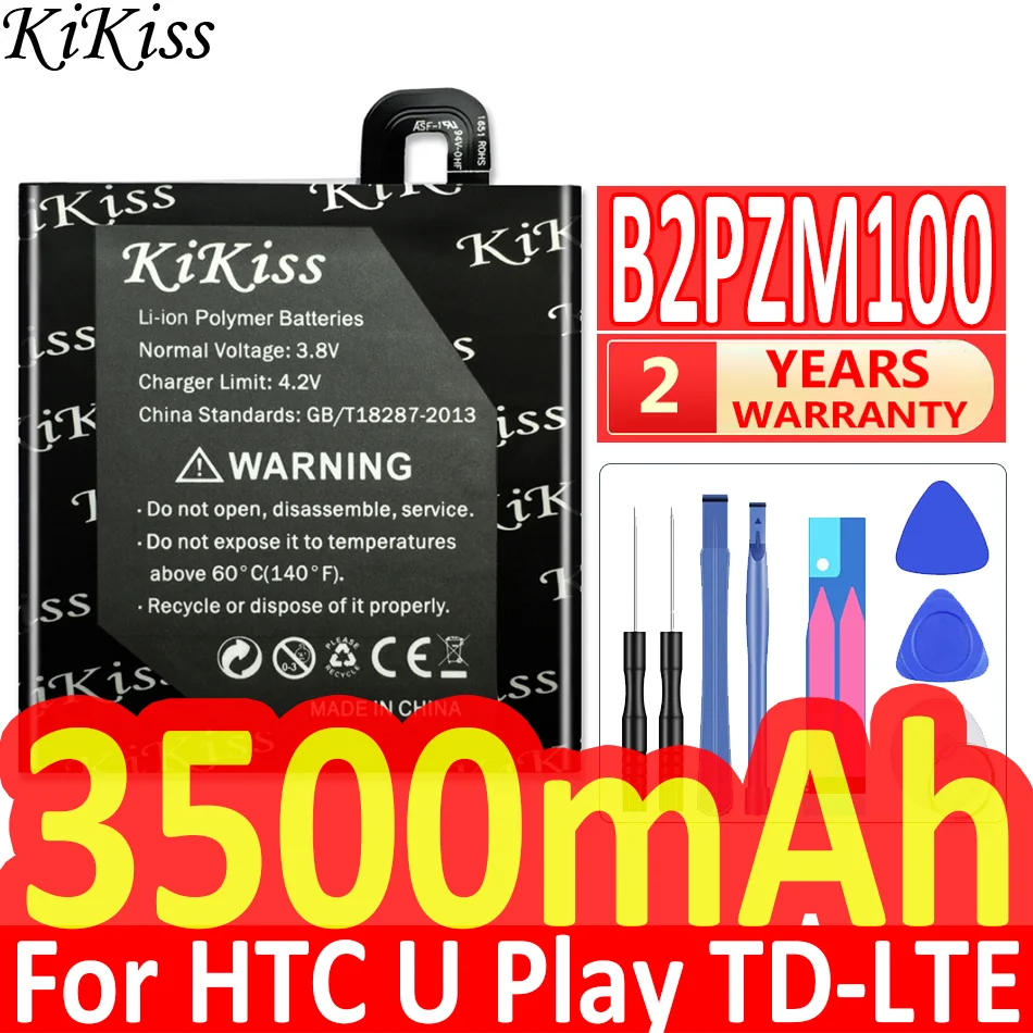 

High Capacity Battery 3500mAh B2PZM100 for HTC Alpine, U Play, U Play TD-LTE, U Play TD-LTE Dual SIM Smart Phone Battery Powerfu