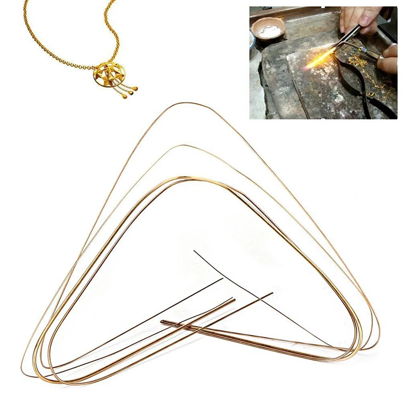 

50CM Welding Rods Gold Soldering Wire Metal Soldering Brazing Rods Jewelry Making Repair Tools Soldering Supplies