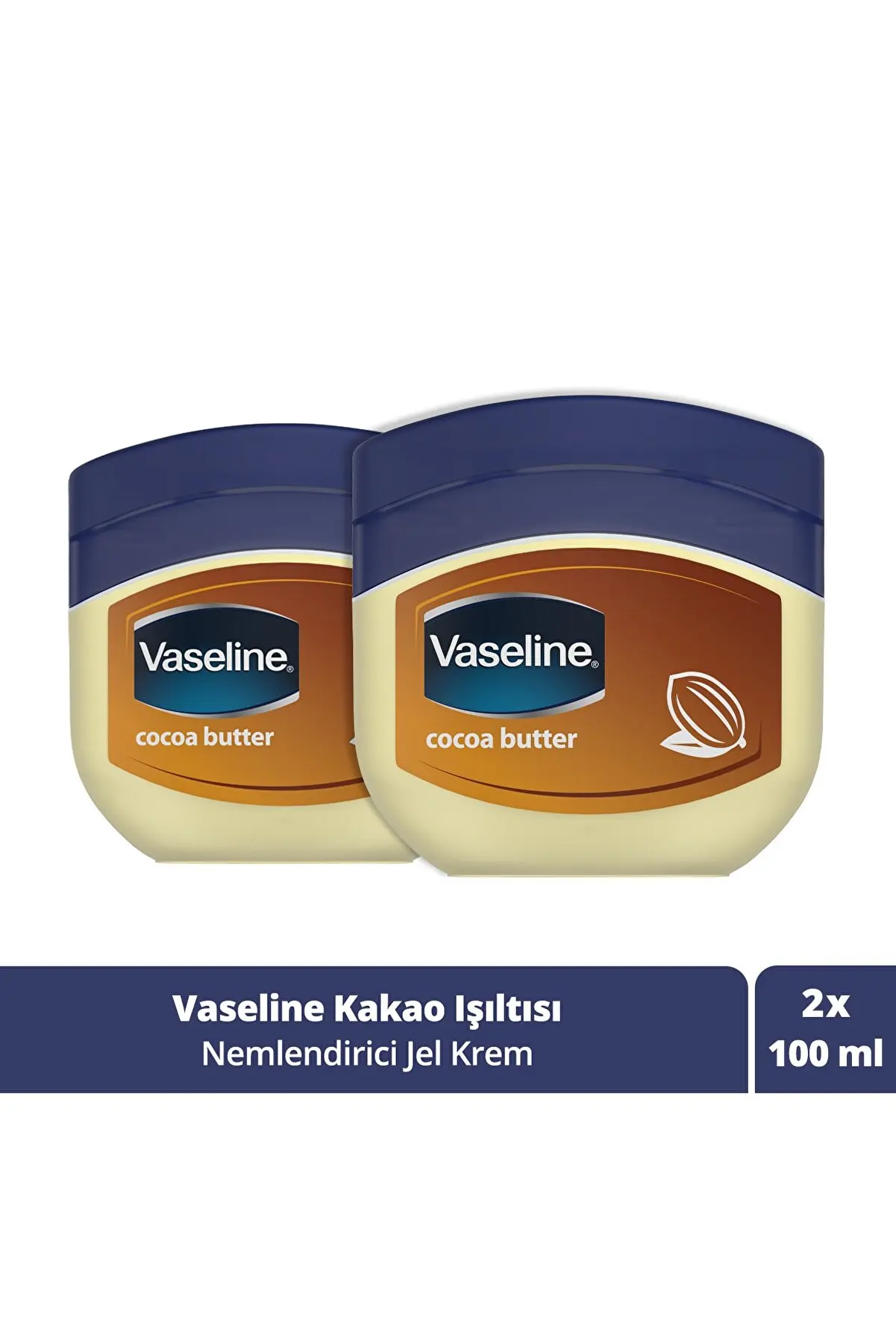 Cocoa Butter 100 Ml X2 Pieces Vaseline Medium Size Hand Face Body Cream For All Skins