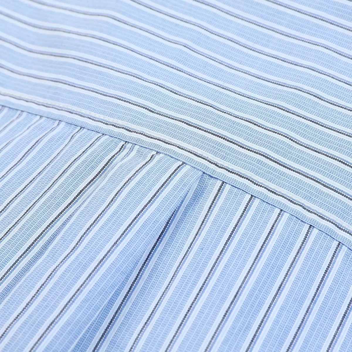 New2022 2022 Spring New Vertical Striped Shirts Men 100% Cotton Casual Shirts Slim Fit Chest Pockets Shirt  SK130123