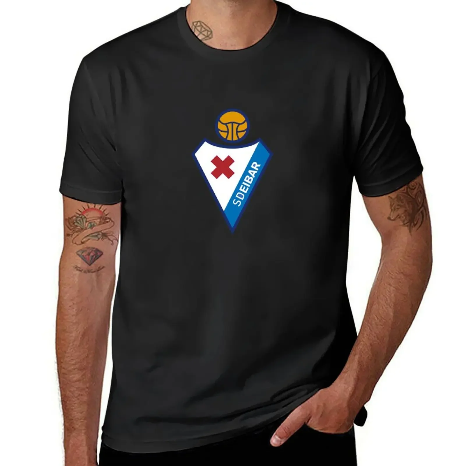 Фото Футболка SD Eibar, новые подарки и футболки, персонализированная футболка, мужские футболки высшего качества №1