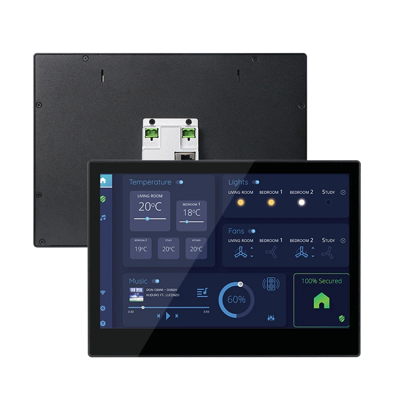10-дюймовый 500nit LCD Android AIO RJ45 POE планшет для интеллектуальной панели управления