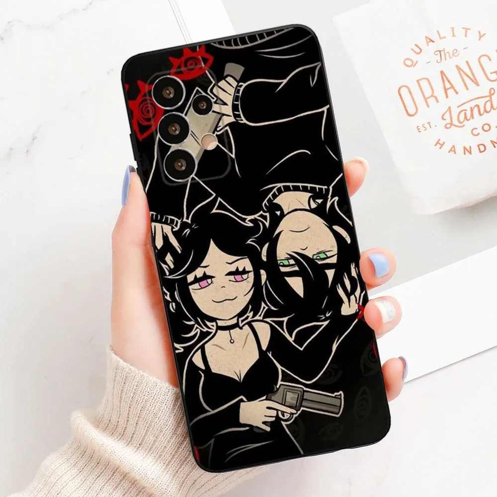 Чехол для телефона T-The Coffin A-Andy Leyley Game Samsung Galaxy A13 A21s A22 A31 A32 A52 A53 A71 A80 A91 мягкий черный