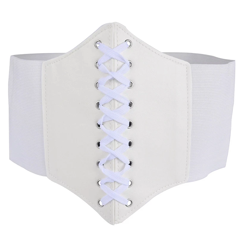 

Corset Wide Leather Slimming Body Belts for Women Elastic High Waist Strap Stretch Shaping Girdle Cinto Sobretudo Femme Fajas