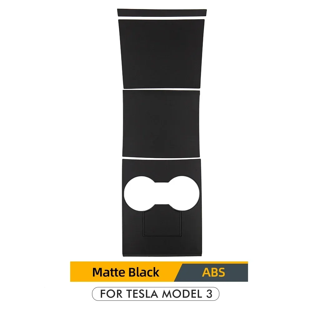 

Для Tesla Model 3 2017-2020 центральная консоль узор из углеродного волокна ABS литая крышка клейкие накладки модификация внутреннего декора
