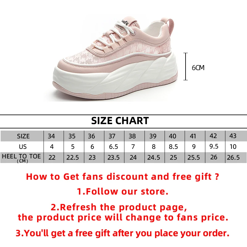 6CM Special Air Mesh Fashion Genuine Leather Comfy High Brand Breathable Chunky Sneaker Spring Summer Platform Women Wedge Shoes