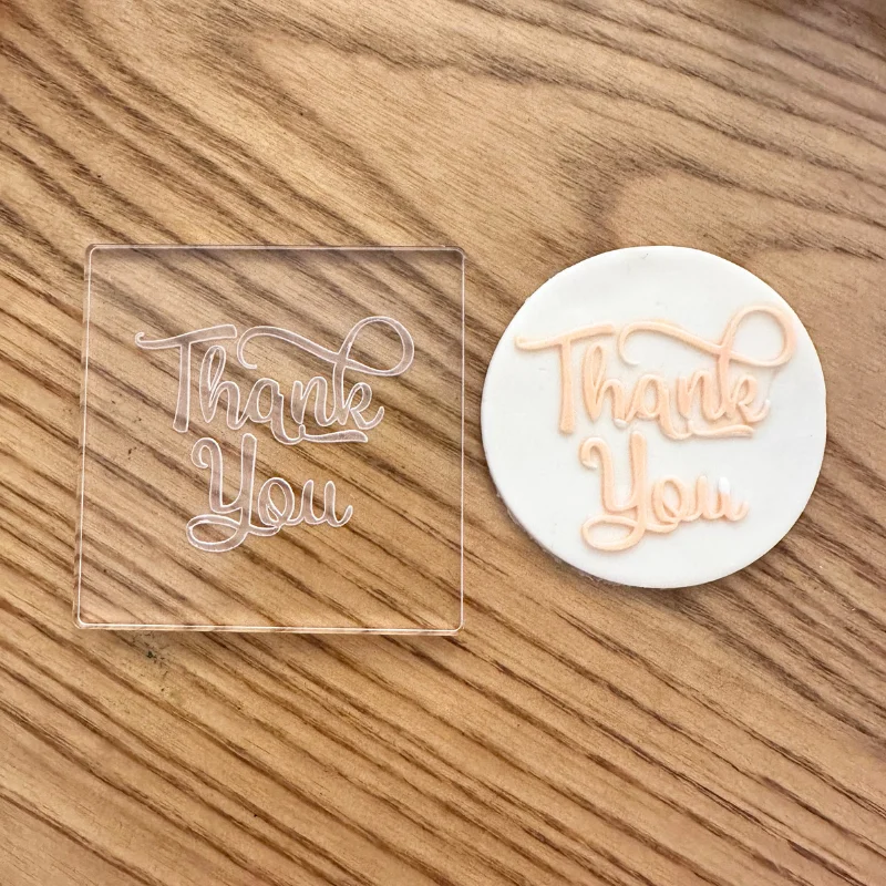 Инструмент для торта спасибо акриловая доска штампов День благодарения выдача