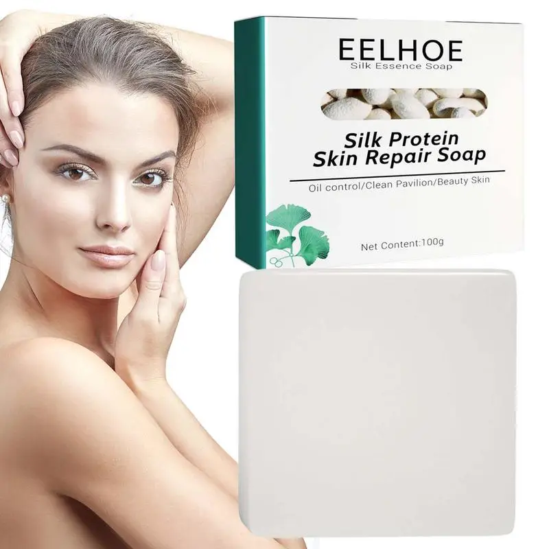 

Goat Milk Handmade Soap Deep Cleansing Repair Skin Care Soap Moisturizing Rejuvenation Silk Goat Milk Cleansing Soap