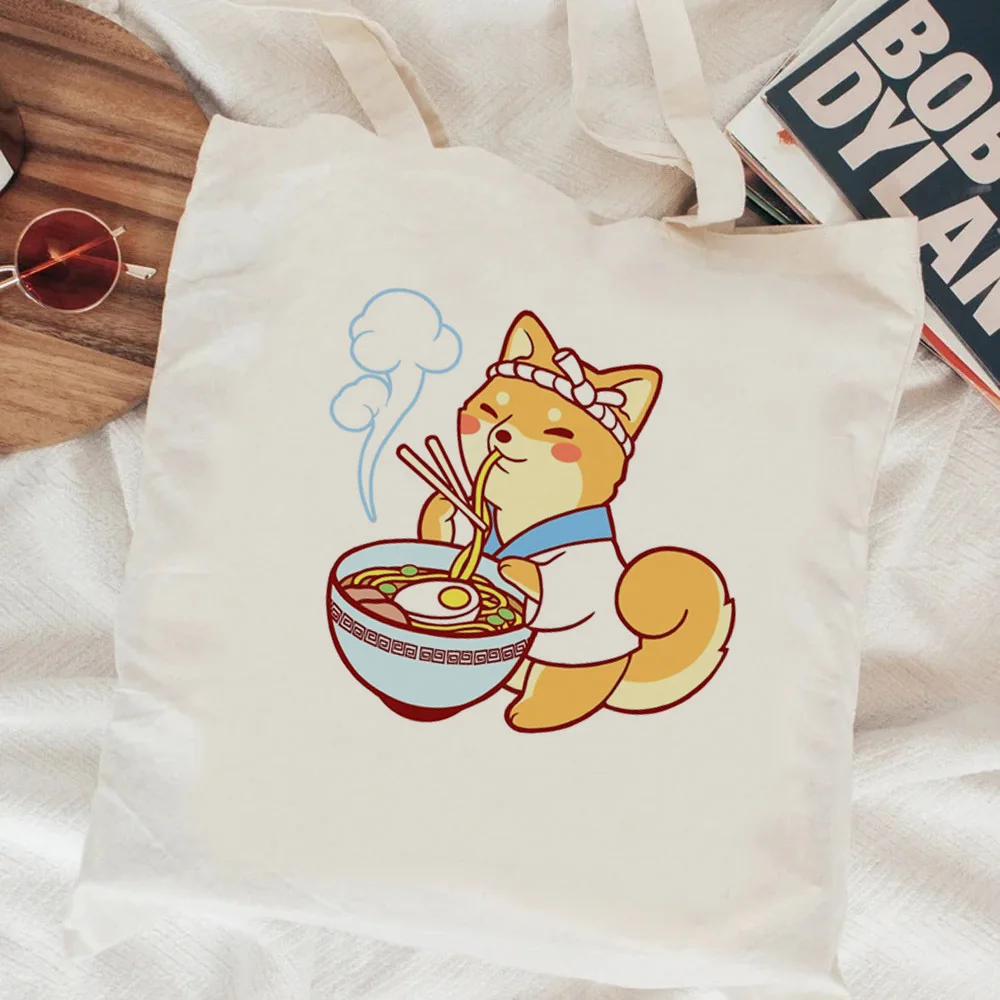 Сумка для покупок Shiba Inu продуктовая парусиновая сумка bolso сумка-тоут bolsa compra bolsas