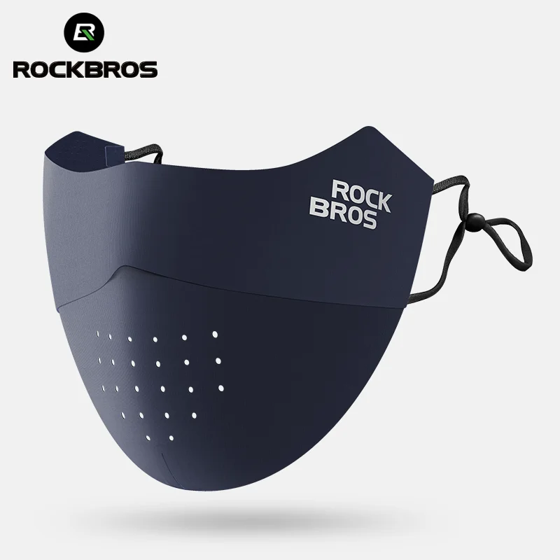 

ROCKBROS маска для лица для езды на велосипеде ледяной шелк Защита от УФ-лучей дышащая Пылезащитная Мужская Женская Бандана Маска для бега рыбалки спорта