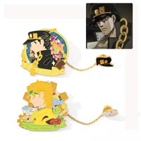 jojo same paragraph chengtaro brooch badge anime creative alloy pin set fashion brooch clothes backpack jewelry gift wholesale