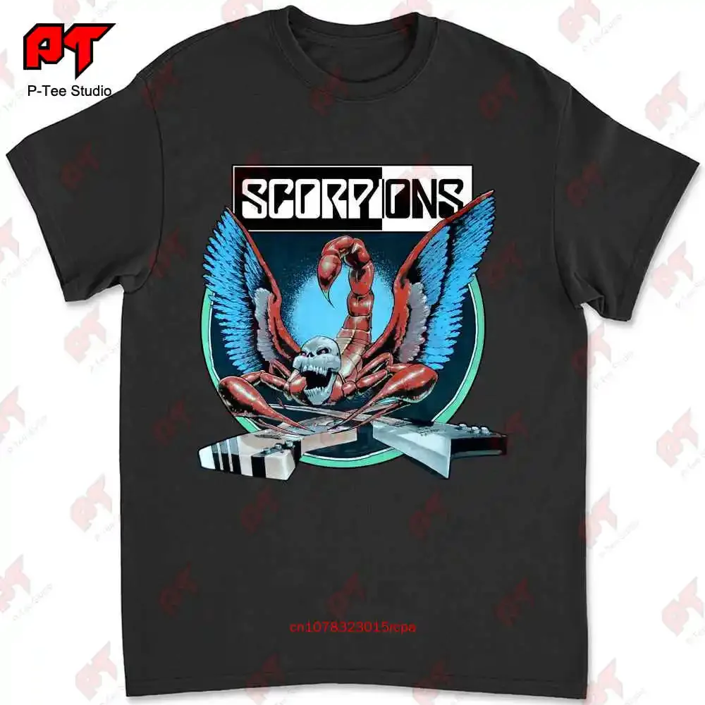 Футболка Scorpions Crazy World Tour 90-91 L8JL 1990 г.
