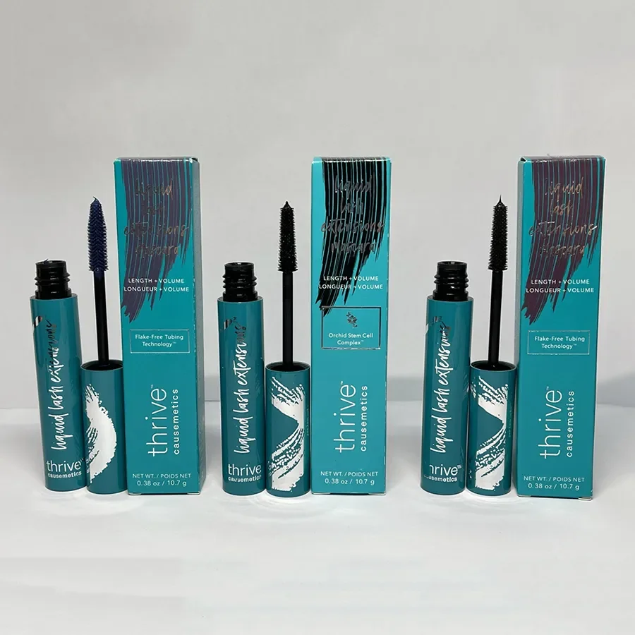 

Thrive Causemetics Liquid Lash Silk Fiber Lash Mascara Curling Volume Black Waterproof Liquid Rimel Fiber Lash Extension Makeup