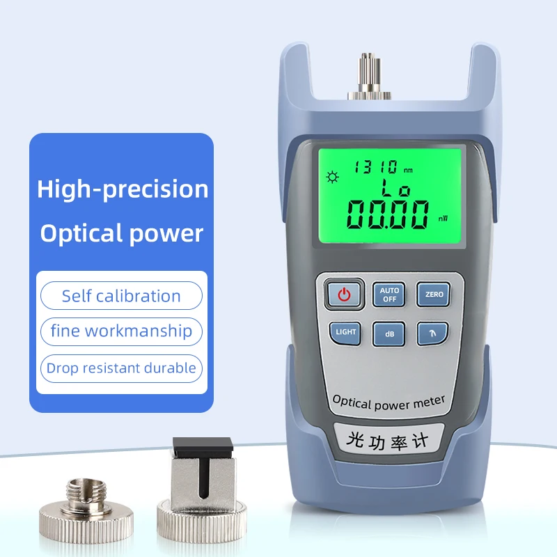 Burboro Handheld Fiber Optical PON Power Meter FTTX Visual Fault Locator Network Cable Test optical fiber tester 10mw 30mw VFL