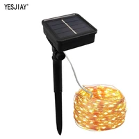 led outdoor solar string lights fairy holiday christmas for christmas lawn garden wedding party and holiday lighting