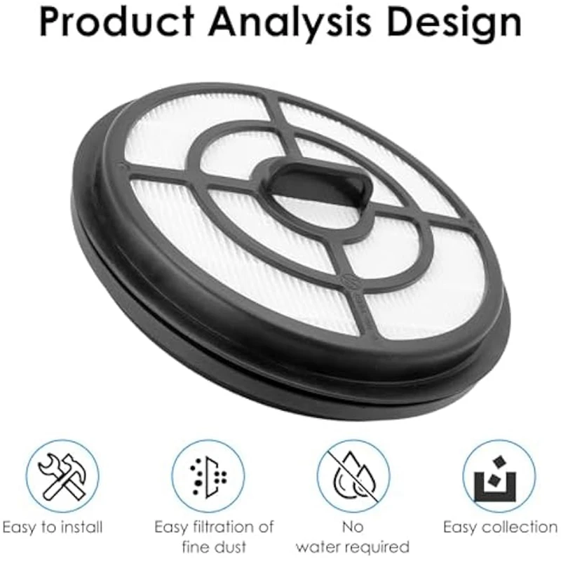 3 упаковки 49-90-1963 Сменный фильтр для Milwaukee M18 в 1 рюкзак пылесос 0885-20 &amp 0885-21HD