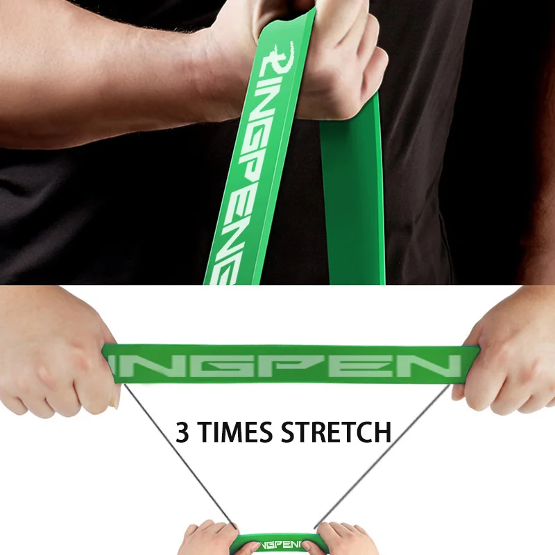 208cm Thick Stretch Resistance Band Sports Expander Elastic Pull Up Powerlifting Bands for Training and Workout | Спорт и