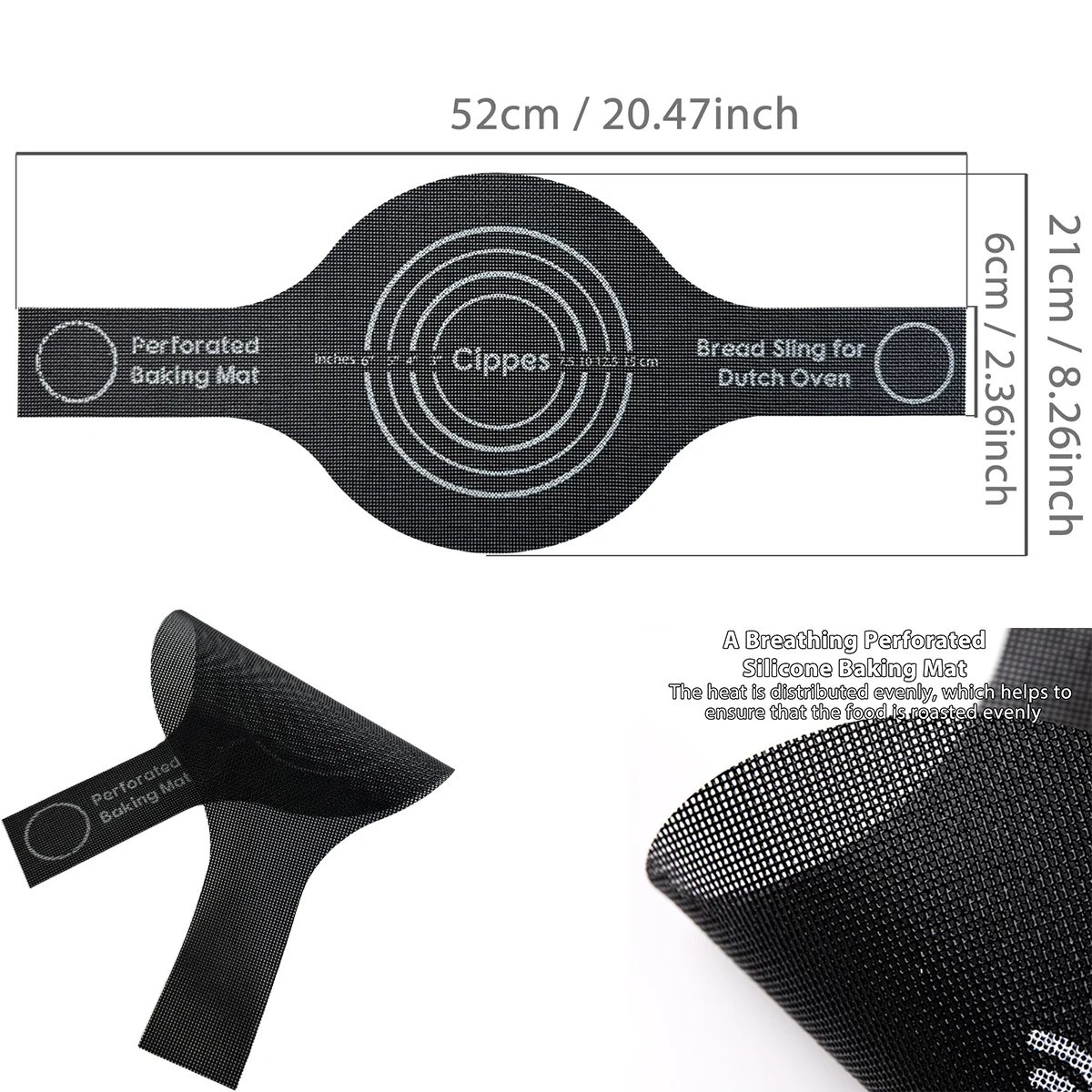 

Силиконовый коврик для хлеба AEM-DOM-001