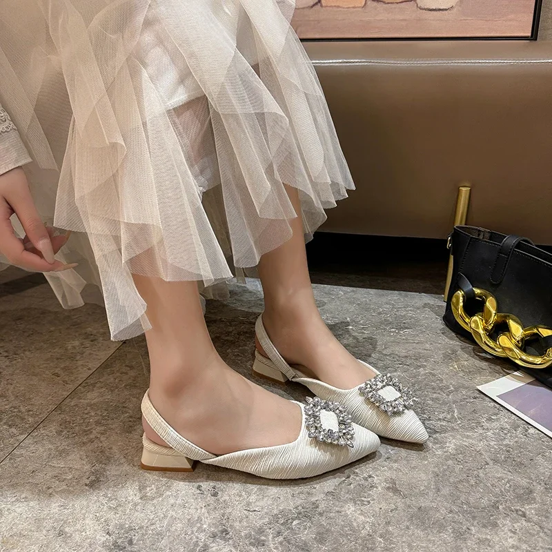 Женские сандалии летние новые туфли на низком каблуке женские повседневные