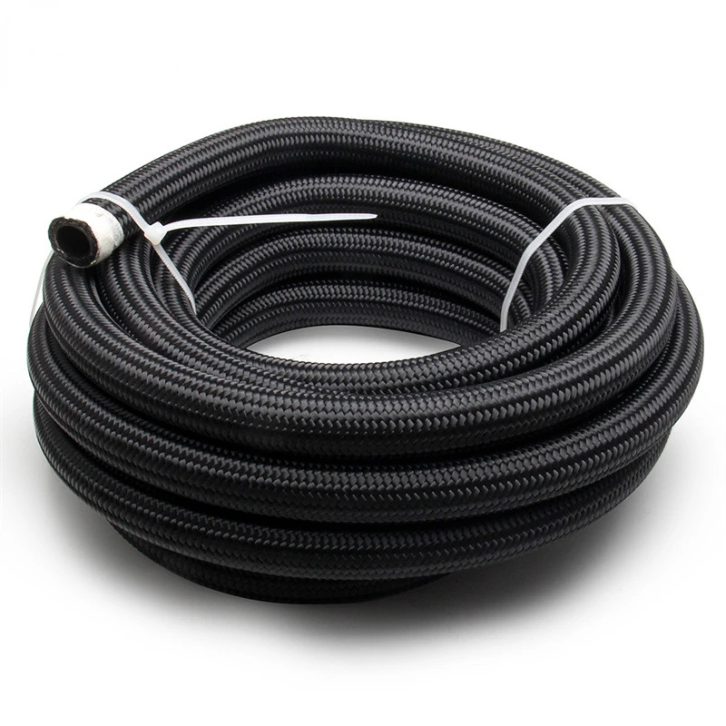 

1m Car Modified CPE Braided Nylon High Temperature Resistant Tubing PTFE Tetrafluoro Tubing AN4-AN12 Oil-cooled Rubber Tubing