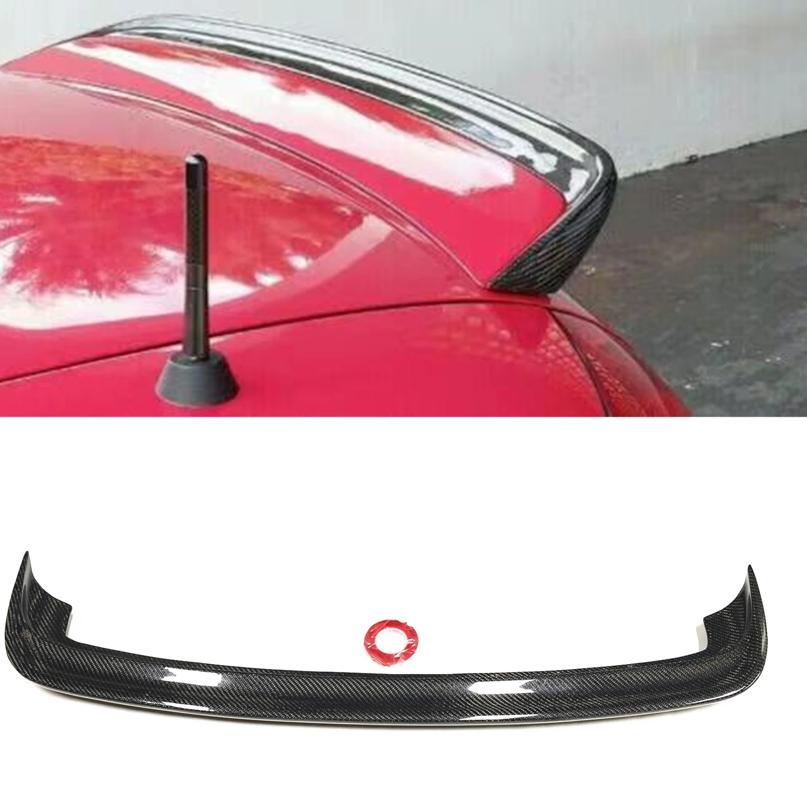 

For Audi TT Mk1 Type 8N /TT Quattro 1998-2006 Coupe Convertible 2-Door Carbon Fiber Car Splitter Lip Rear Trunk Lid Spoiler Wing