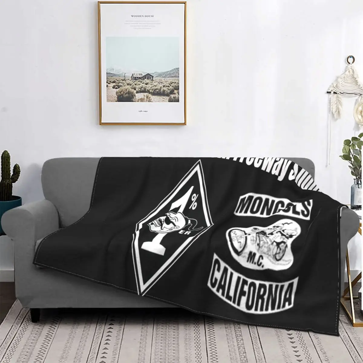 

Одеяло Mongols Mc California, покрывало для кровати, плед, пододеяльники, пляжное одеяло, одеяло для кровати