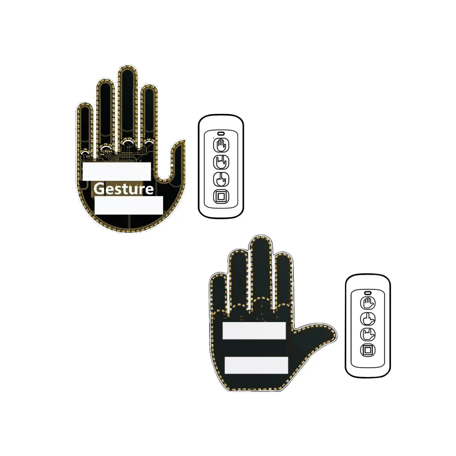 

Car Finger Light Car Gadgets Car Anti Collision Tail Light for Lady