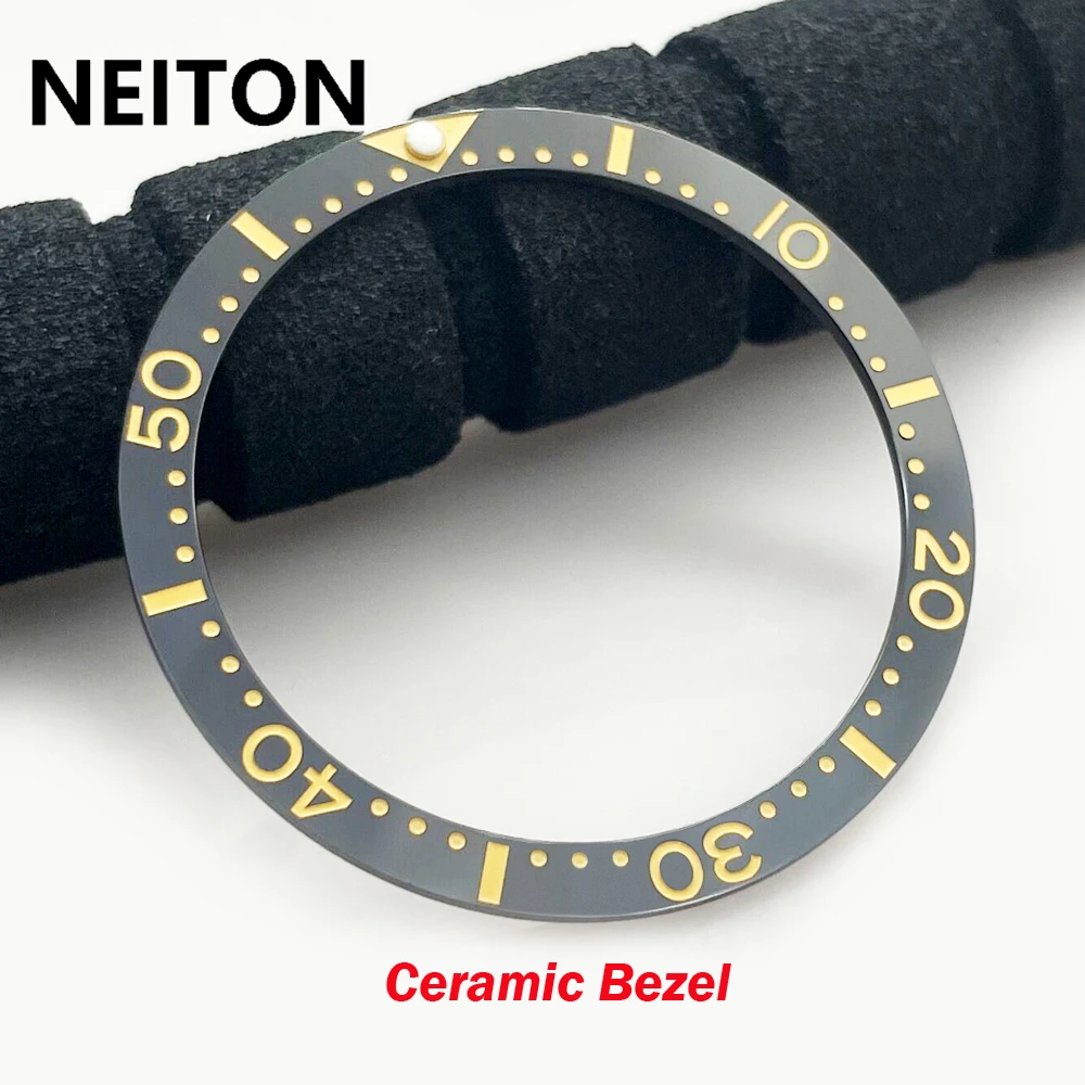 Плоский керамический безель NEITON 38 мм подходит для SKX007 SKX009, безель из нержавеющей стали, вставка 38 мм * 31,5 мм, аксессуары для часов, детали (art.: 3920cf2d4e78b) - 3920cf2d4e78b