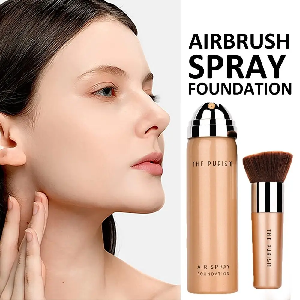 

New Blendable Moisturizing Breathable Smooth Silk AirBrush Foundation Spray Creamy Full Coverage Foundation