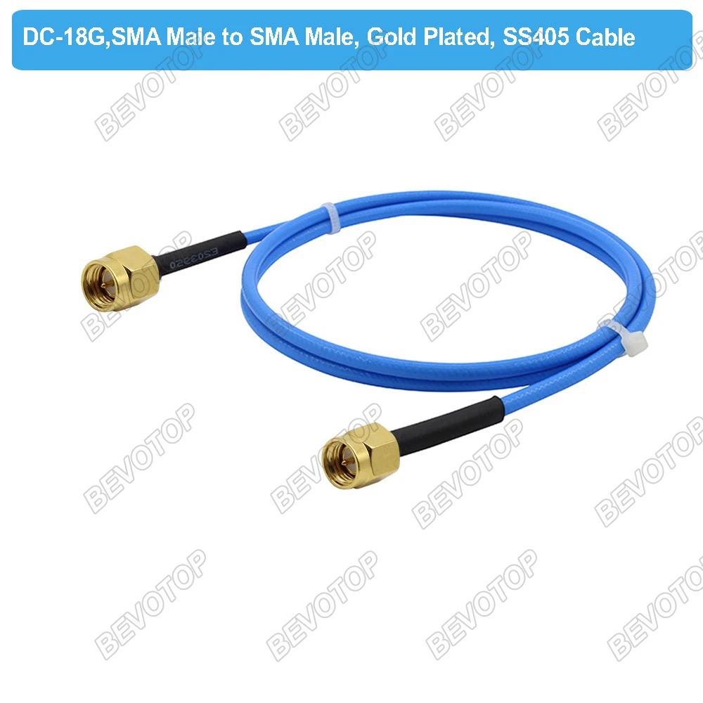 

RF кабель BEVOTOP SS405 SMA Male to SMA Male/Male90 8ГГц-18ГГц 50 Ом