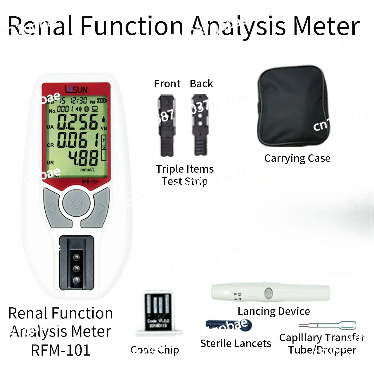 Измеритель функций почек UricCreatinine Urea 3In1Test Analyzer с лабораторным качеством для