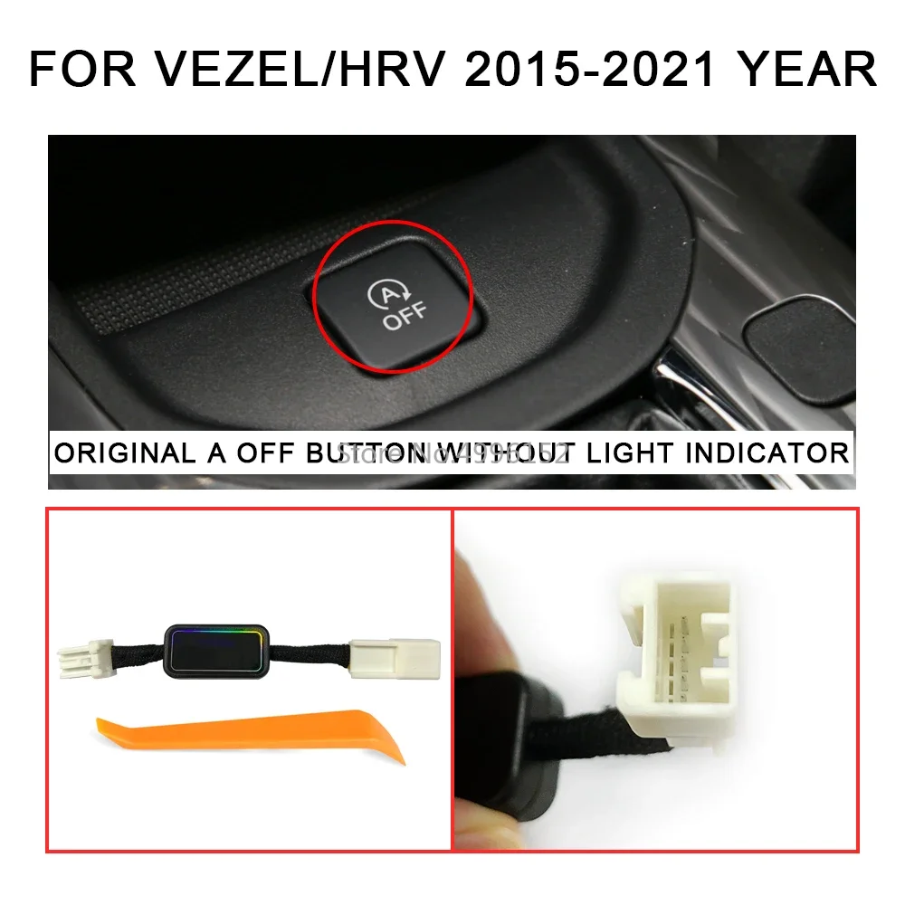 

Элиминатор двигателя Stop Start для Honda HR-V VEZEL 2015-2021, автомобильный автоматический запуск и стоп-кандер, автоматический разъем устройства, выключаемый кабель