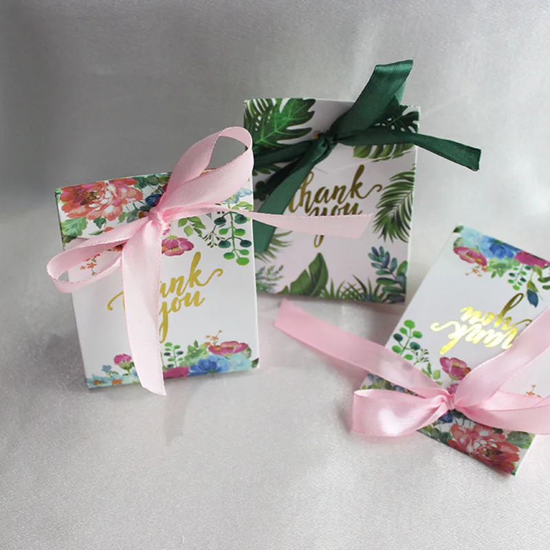 

Gift Bags Packaging Creative Mini "Thank You" Candy Bag For Party Baby Shower Birthday Chocolate Gift Boxes For Wedding Guest