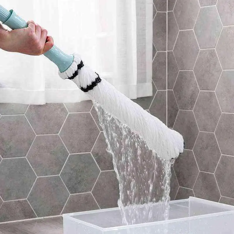 

Self Wringing Mop for Wash Floor Squeeze Lazy Spin And Go Home Help Wet Dry Wiper Cleaning Tools Window Round Scrubber Tile