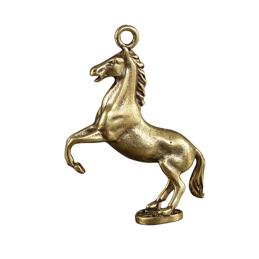 

Accessory Mini Brass Ornaments Decoration Desk Gift Home Horse Metal Office Pendant Portable Vintage Brand New