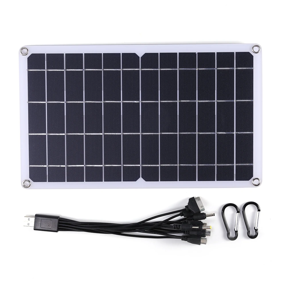 

5v Solar Power Panel Usb-Type C Solar Battery Foldable Charging Tool for Outdoor Hike Fishing Flashlight Plate Solar Charger