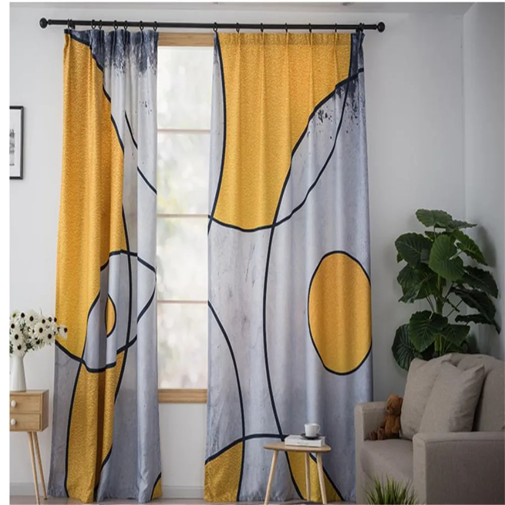 Персонализированные шторы на заказ современный минималистичный стиль