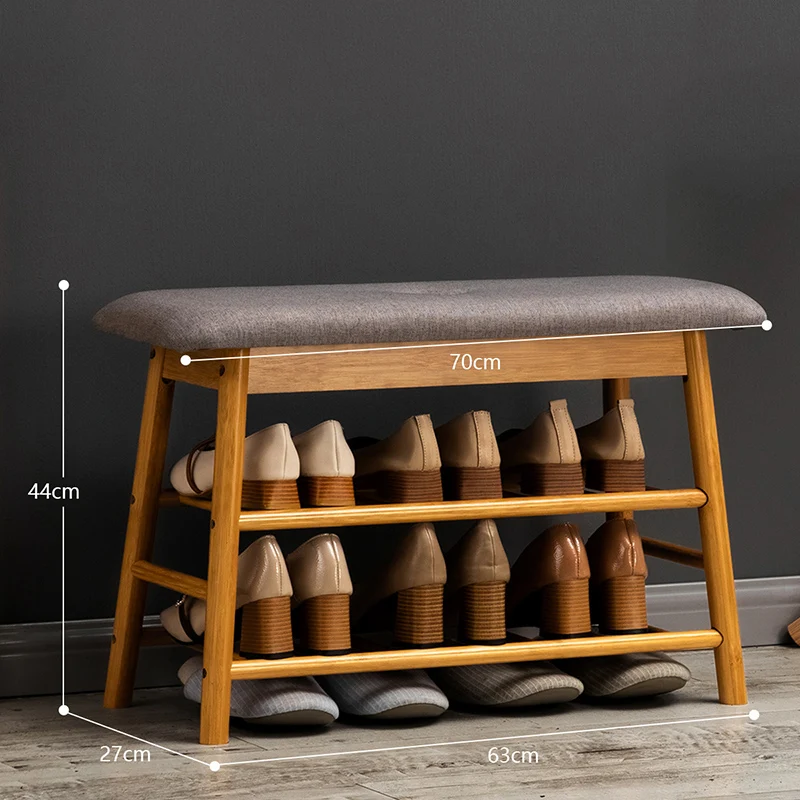 

household Wooden Shoe Rack Bench With Storage dust proof Shoe Cabinets Space Saving Free Shipping scarpiere Living Room Cabinet