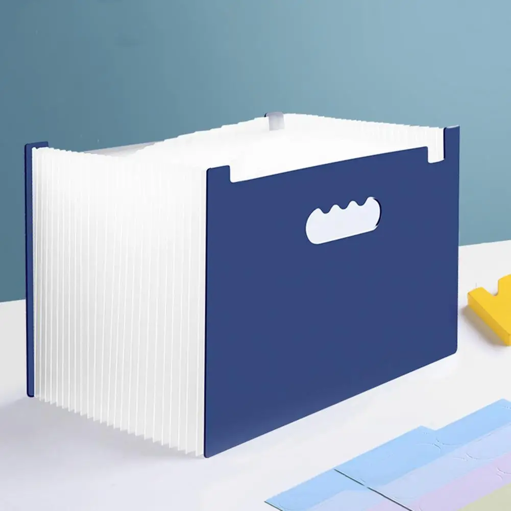 Папка-гармошка с ярлыками яркий органайзер для файлов 25 карманов