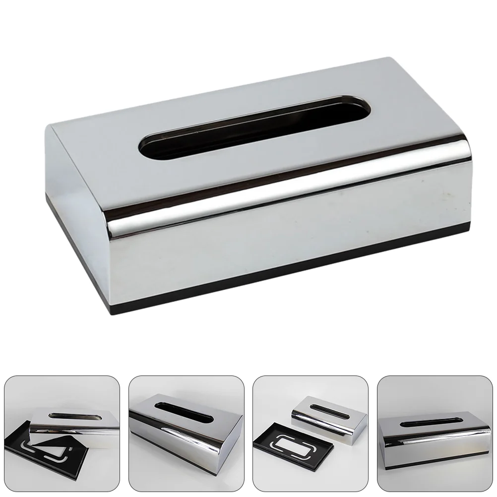 

Household Napkin Dispenser Rectangular Paper Box Tissues Organizing Box
