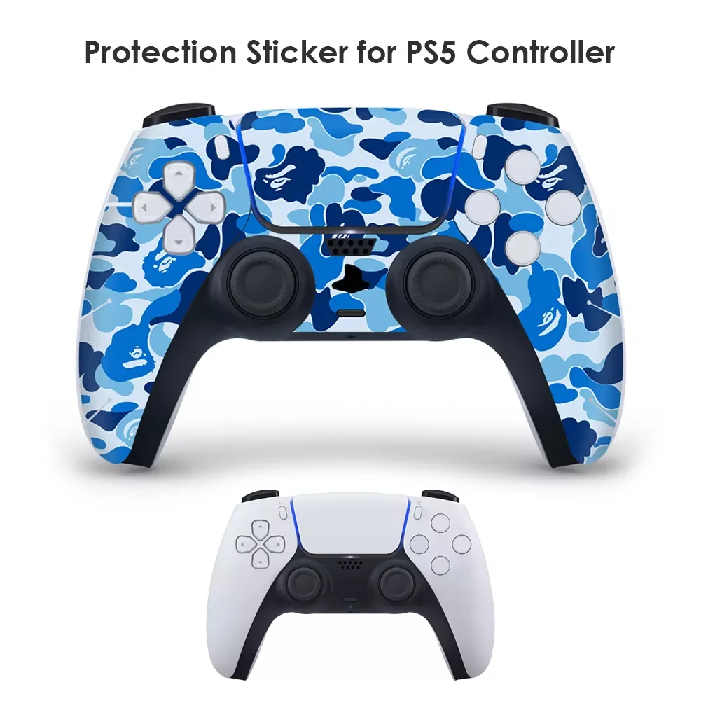 

PS5 Controller Camouflage Skin Sticker Protective Sticker For PS5 Gamepad Joystick for PlayStation 5 Controllers Control